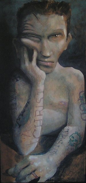 A profoundly unsettling melancholy pervades the scene. The atmosphere feels heavy with unspoken anxieties and a deep sense of weariness. It leaves one with a feeling of quiet despair and introspective discomfort. Melancholy weary ennui